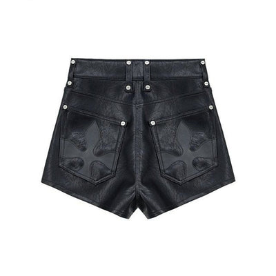 Chaqueta de Cuero para Motociclista con Cuello Solapa - Manga Larga Versátil - Image 11