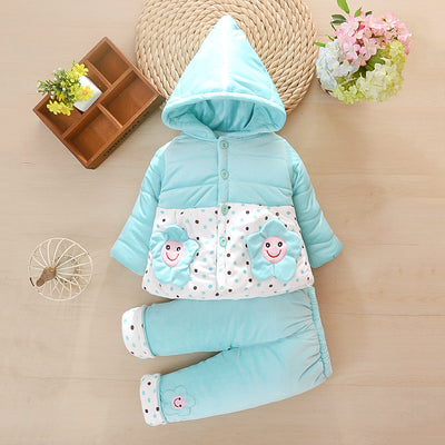 Conjunto de Abrigo Acolchado para Niñas - Otoño e Invierno - Image 8