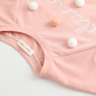 Vestido Niña Manga Larga con Estampado de Letras - Image 16