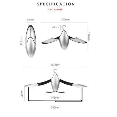 Perchero Plegable para Auto Diseño Pingüino - Image 12