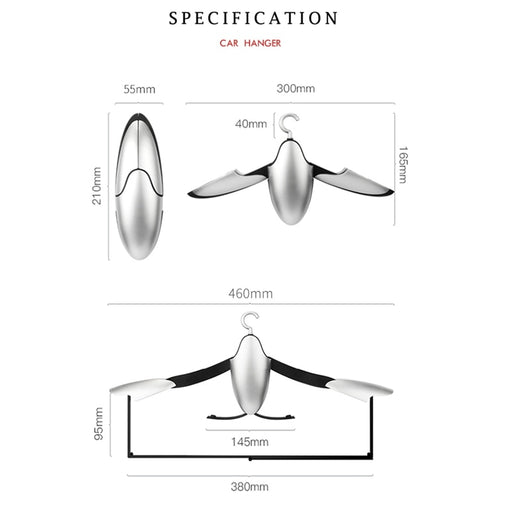 Perchero Plegable para Auto Diseño Pingüino - Image 12