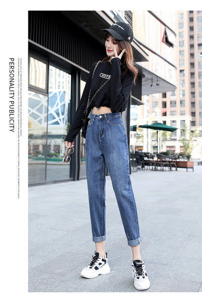 Jeans Rectos Talle Alto Mujer - Corte Slim y Holgado - Image 8
