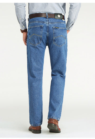 Jeans Retro de Cintura Alta Holgados Corte Recto para Hombre - Image 15