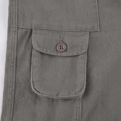 Pantalones Vaqueros Grises Retro Estilo Europeo para Mujer - Image 13