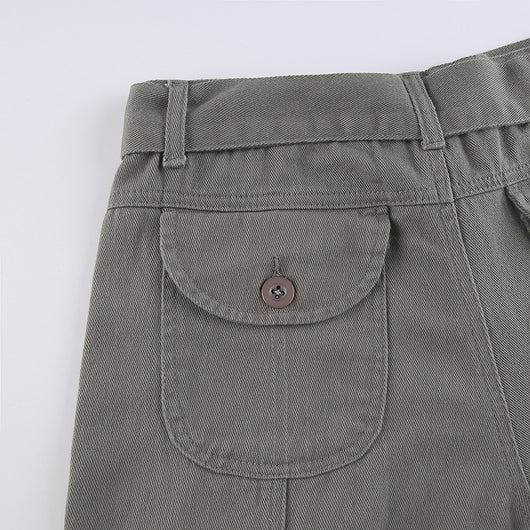 Pantalones Vaqueros Grises Retro Estilo Europeo para Mujer - Image 17
