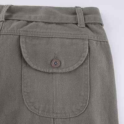 Pantalones Vaqueros Grises Retro Estilo Europeo para Mujer - Image 18