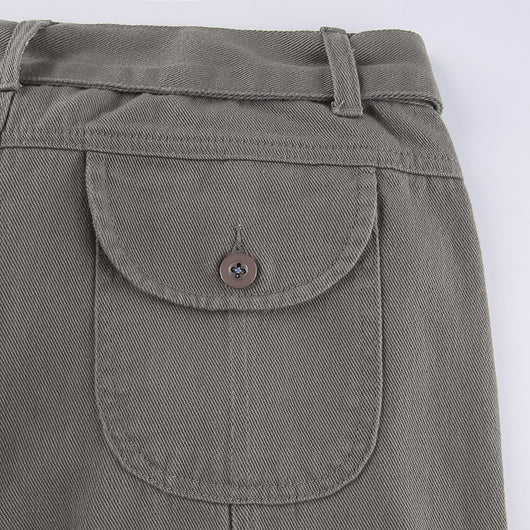 Pantalones Vaqueros Grises Retro Estilo Europeo para Mujer - Image 18