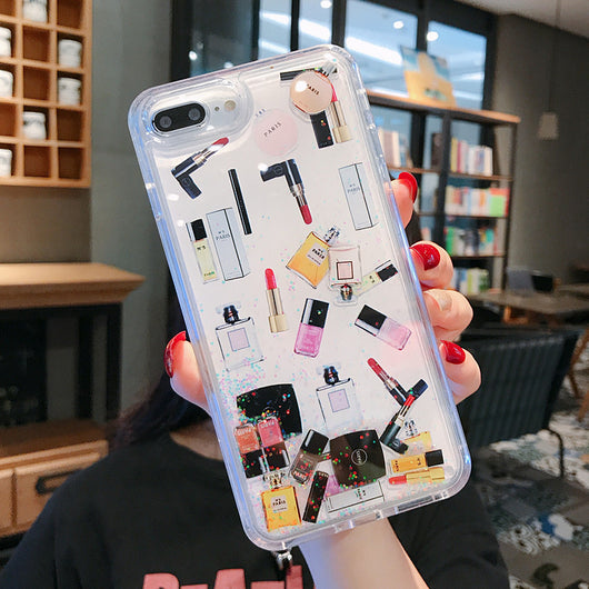Funda para Teléfono con Efecto Arenas Movedizas y Botella de Perfume - Image 11