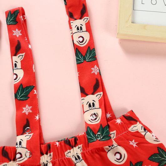 Conjunto de Tirantes Navideños Estampado Renos para Caballero - Image 10