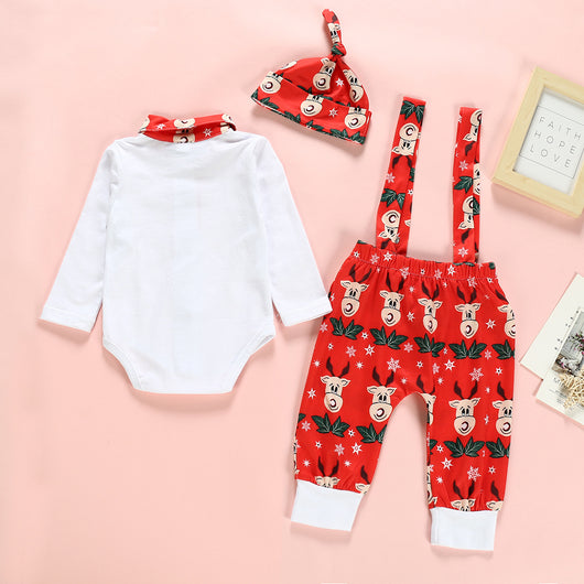 Conjunto de Tirantes Navideños Estampado Renos para Caballero - Image 12