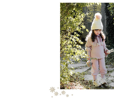 Sudadera con Capucha de Terciopelo y Encaje para Niñas Talla Plus - Image 9