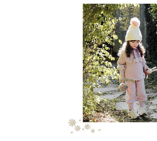 Sudadera con Capucha de Terciopelo y Encaje para Niñas Talla Plus - Image 9