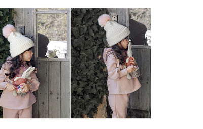 Sudadera con Capucha de Terciopelo y Encaje para Niñas Talla Plus - Image 10