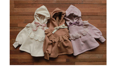 Sudadera con Capucha de Terciopelo y Encaje para Niñas Talla Plus - Image 19