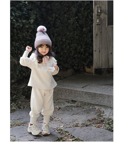 Sudadera con Capucha de Terciopelo y Encaje para Niñas Talla Plus - Image 22