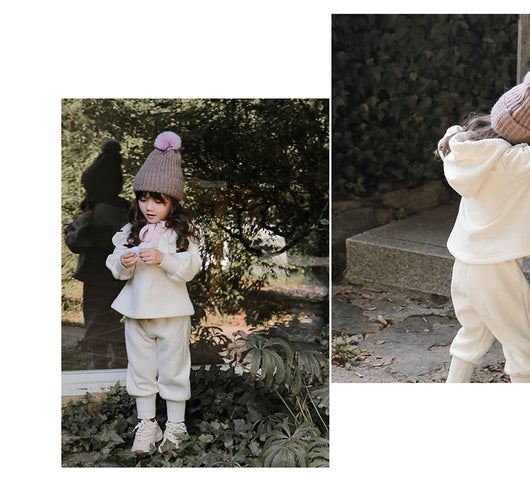 Sudadera con Capucha de Terciopelo y Encaje para Niñas Talla Plus - Image 23