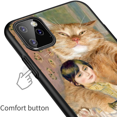 Funda para iPhone con Diseño de Gato Naranja - Arte Óleo - Image 4