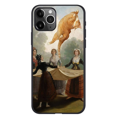 Funda para iPhone con Diseño de Gato Naranja - Arte Óleo - Image 8