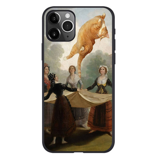Funda para iPhone con Diseño de Gato Naranja - Arte Óleo - Image 8