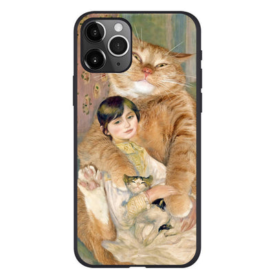 Funda para iPhone con Diseño de Gato Naranja - Arte Óleo - Image 12