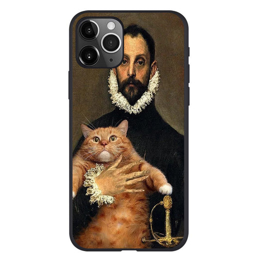 Funda para iPhone con Diseño de Gato Naranja - Arte Óleo - Image 13