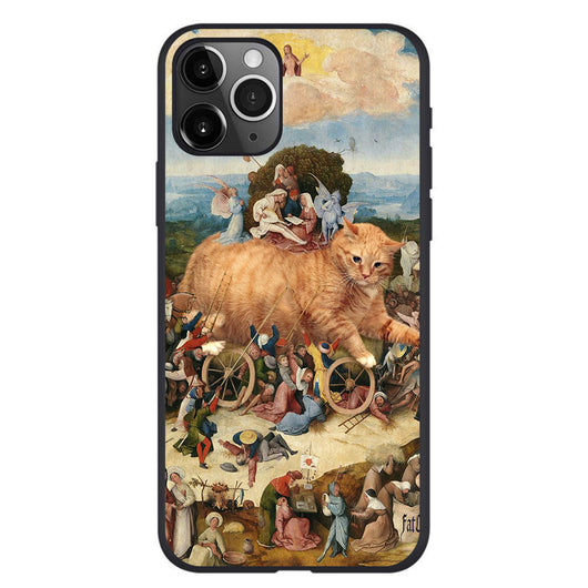 Funda para iPhone con Diseño de Gato Naranja - Arte Óleo - Image 16