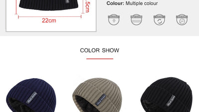 Gorro Térmico para Hombre Invierno con Forro de Terciopelo - Image 8