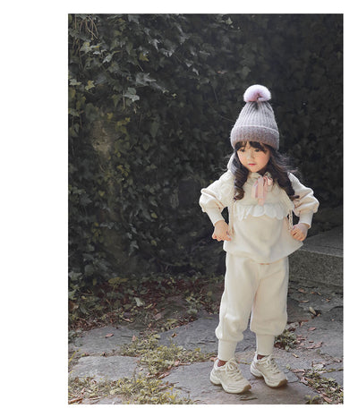 Sudadera con Capucha de Terciopelo y Encaje para Niñas Talla Plus - Image 27