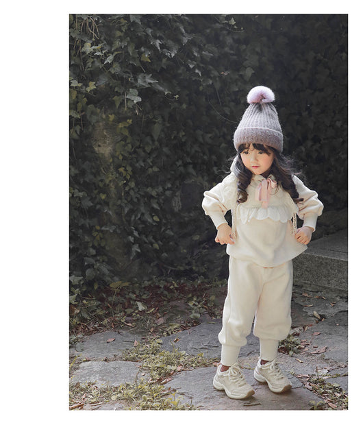 Sudadera con Capucha de Terciopelo y Encaje para Niñas Talla Plus - Image 27