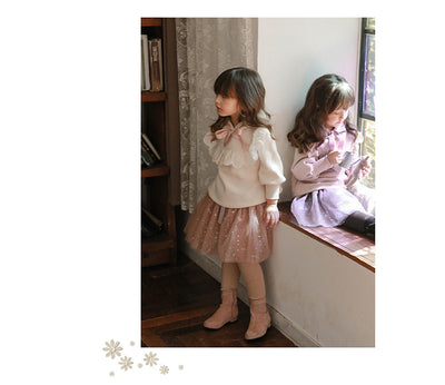 Sudadera con Capucha de Terciopelo y Encaje para Niñas Talla Plus - Image 37
