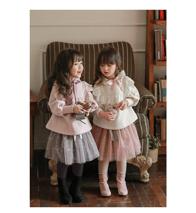 Sudadera con Capucha de Terciopelo y Encaje para Niñas Talla Plus - Image 39
