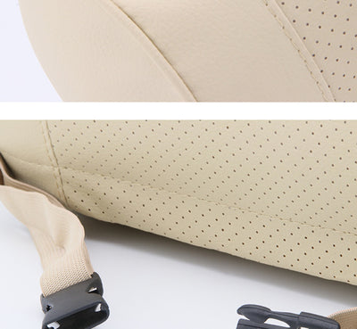 Almohada Cilíndrica de Cuero para Asiento de Auto - Image 4