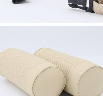 Almohada Cilíndrica de Cuero para Asiento de Auto - Image 5