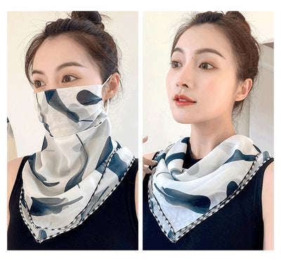 Pañuelo de Seda Multifunción para Rostro y Cuello - Máscara Protectora Ligera Verano - Image 11