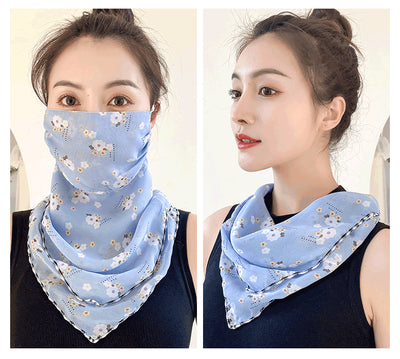 Pañuelo de Seda Multifunción para Rostro y Cuello - Máscara Protectora Ligera Verano - Image 14