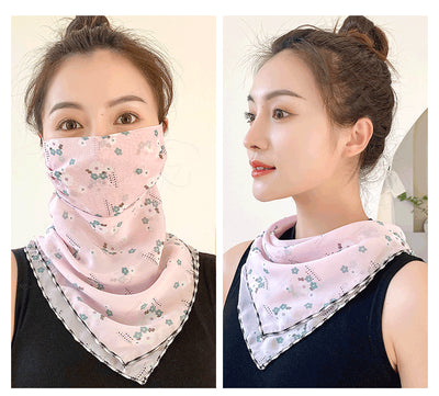 Pañuelo de Seda Multifunción para Rostro y Cuello - Máscara Protectora Ligera Verano - Image 17