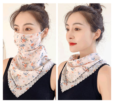 Pañuelo de Seda Multifunción para Rostro y Cuello - Máscara Protectora Ligera Verano - Image 18