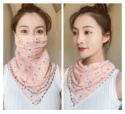 Pañuelo de Seda Multifunción para Rostro y Cuello - Máscara Protectora Ligera Verano - Image 23