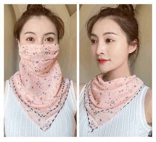 Pañuelo de Seda Multifunción para Rostro y Cuello - Máscara Protectora Ligera Verano - Image 23
