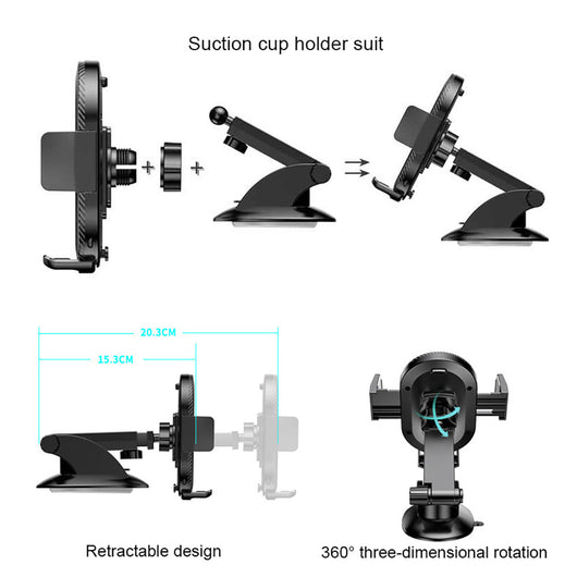 Soporte Inalámbrico de Carga Rápida PURERADIAN™ para Auto - Image 22