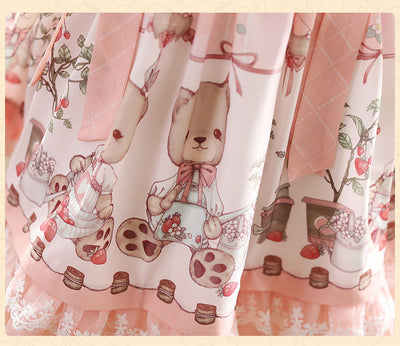 Vestido Princesa Lolita Infantil Estilo Occidental con Falda Tul - Image 12