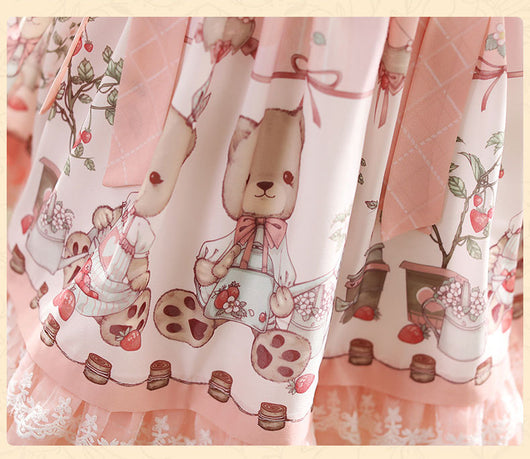 Vestido Princesa Lolita Infantil Estilo Occidental con Falda Tul - Image 12