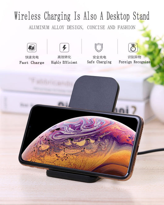 Soporte Vertical para Celular con Cargador Inalámbrico 10W de Carga Rápida - Image 8