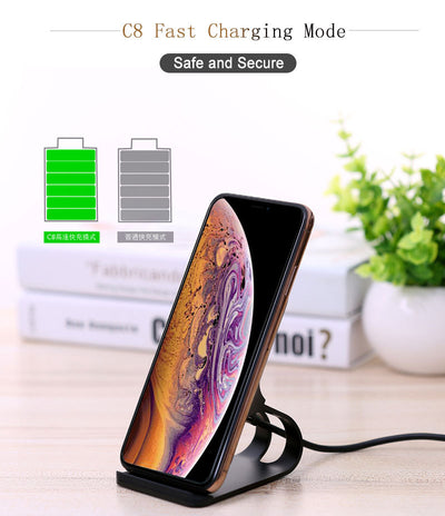Soporte Vertical para Celular con Cargador Inalámbrico 10W de Carga Rápida - Image 9
