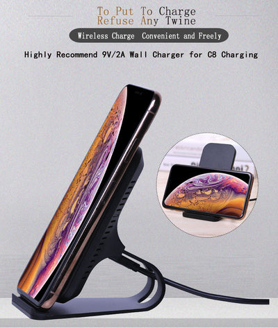 Soporte Vertical para Celular con Cargador Inalámbrico 10W de Carga Rápida - Image 12