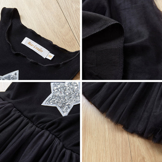 Vestido de Princesa con Lentejuelas Pentagrama para Niñas - Image 28