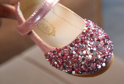 Zapatos de Cuero para Niña Estilo Princesa con Diamantes - Image 13