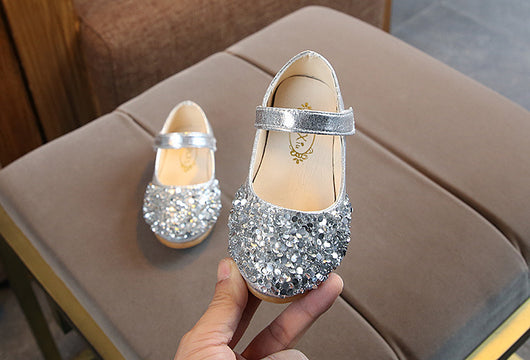 Zapatos de Cuero para Niña Estilo Princesa con Diamantes - Image 14