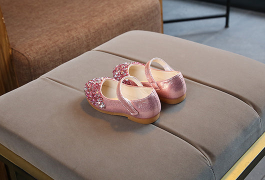 Zapatos de Cuero para Niña Estilo Princesa con Diamantes - Image 18