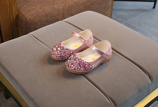 Zapatos de Cuero para Niña Estilo Princesa con Diamantes - Image 19